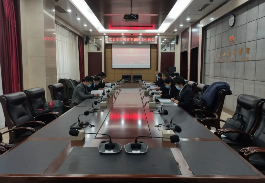 老街腾龙集团 温泉集团党委班子召开党史学习教育专题民主生活会